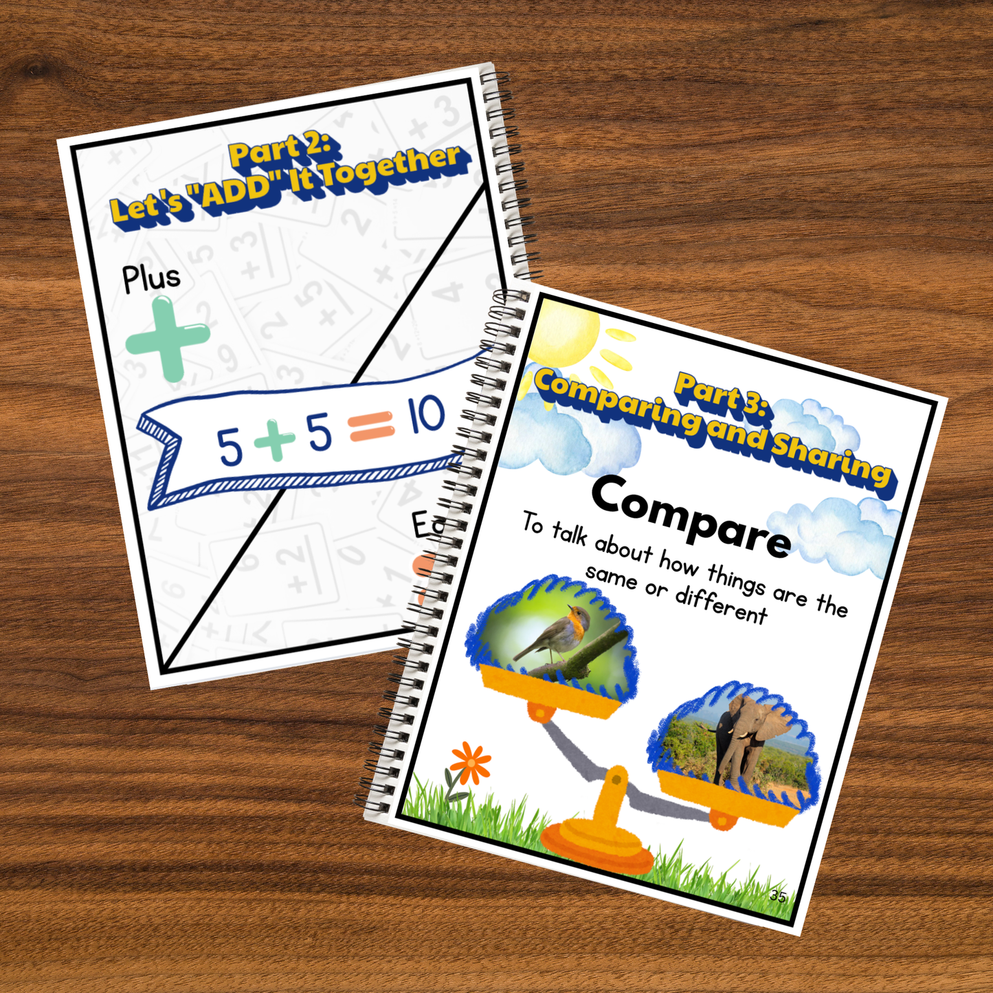 Math, Numbers, Counting - Learning Workbook
