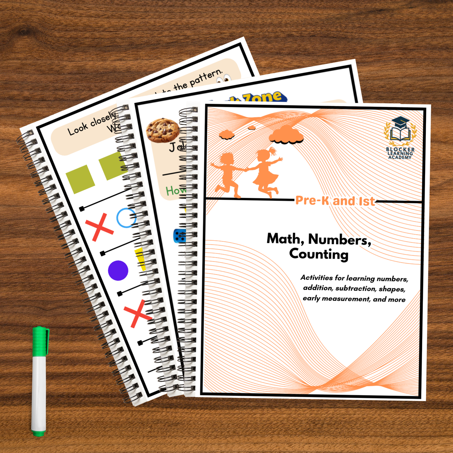 Math, Numbers, Counting - Learning Workbook