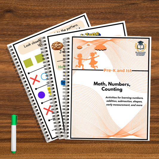 Math, Numbers, Counting - Learning Workbook